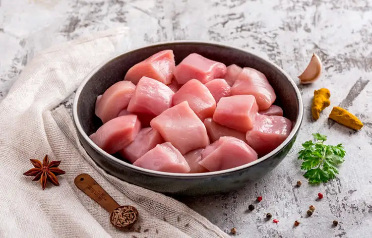 🍗 Chicken Breast Boneless Cubes – 1  (lb)